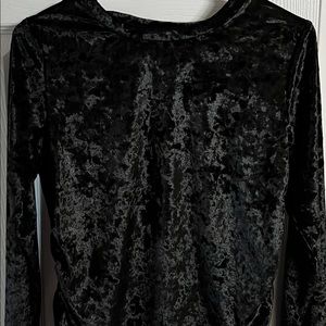 New Girl’s XL Art Class Velvet Long Sleeve Top